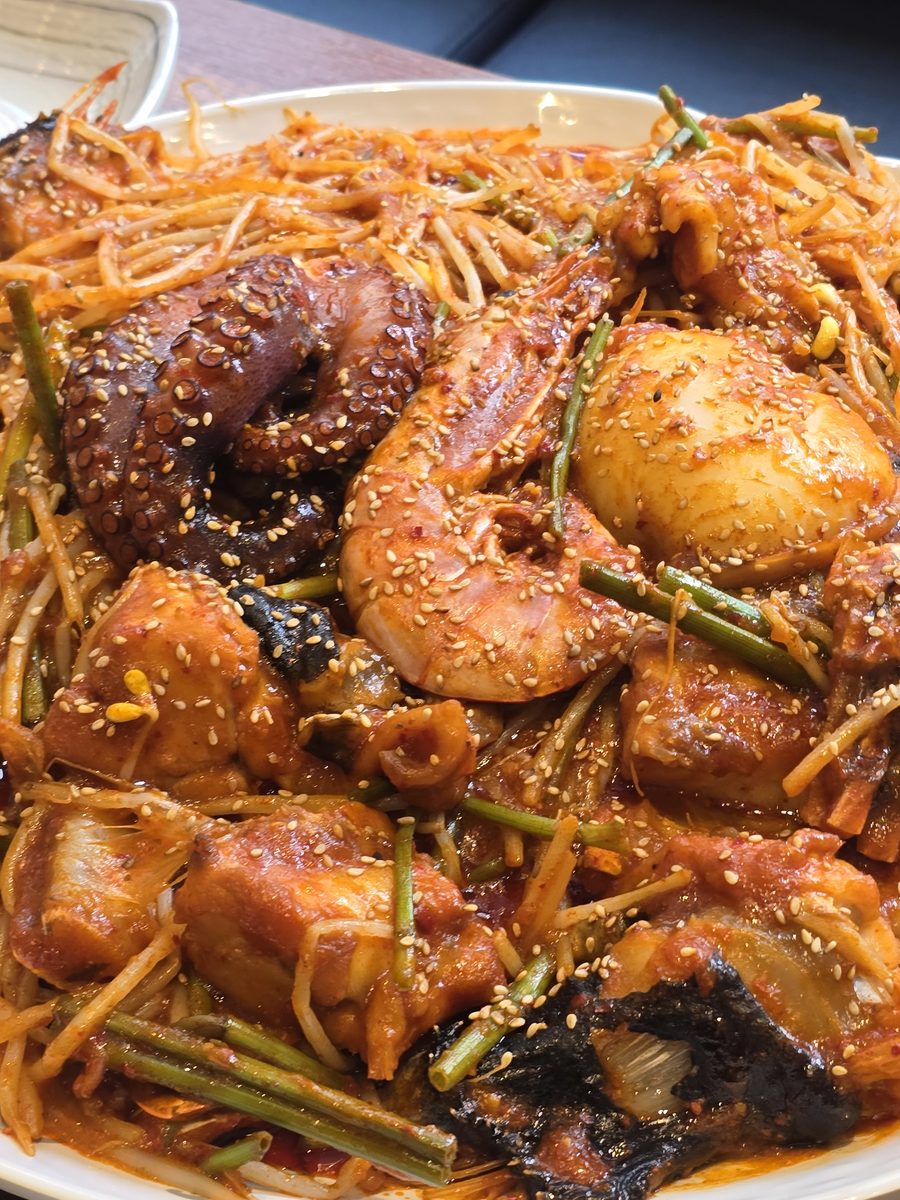 해물찜 단면